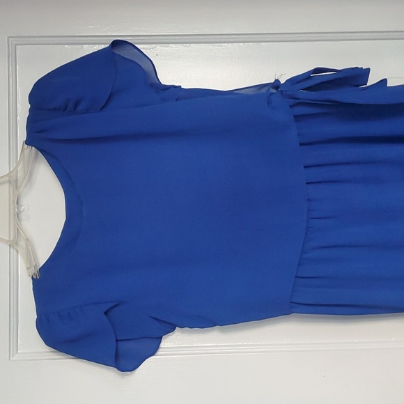 Vintage blue 80's dress - Picture 2 of 13